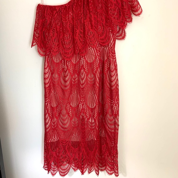 $242 Dress The Population Violet Dress - Picture 4 of 5